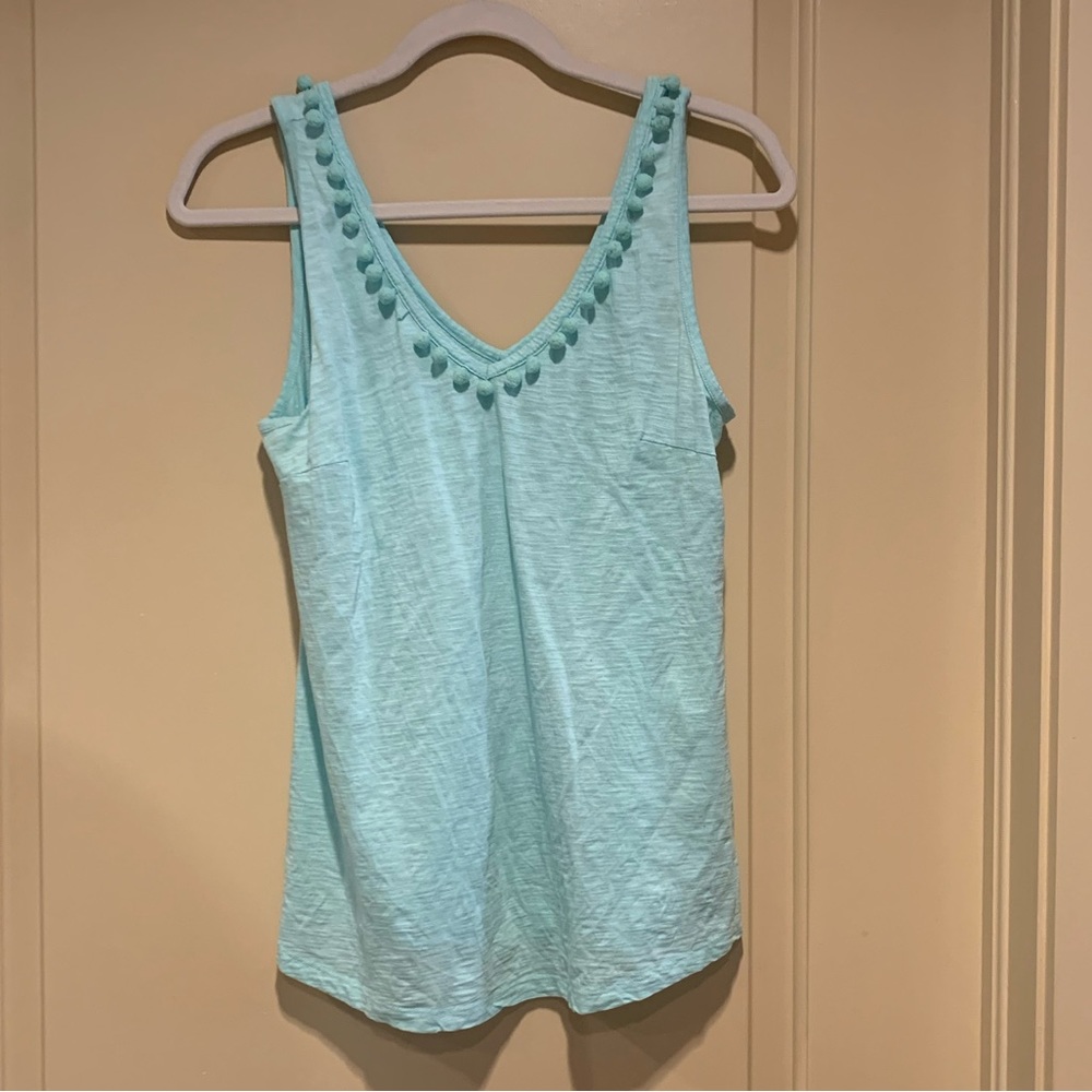 Lilly Pulitzer Gigi pom-pom top (one pom missing)